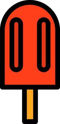 Ice Lolly Line Icon