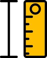 Ruler Line Icon vector
