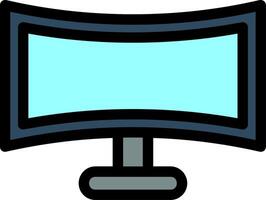 Lcd Line Icon vector