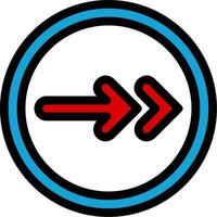 Next Line Icon vector