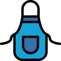Apron Line Icon vector