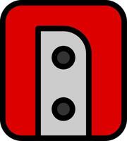Sharpener Line Icon vector