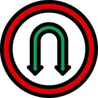 Double Curve Line Icon vector