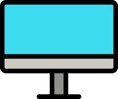 Computer Line Icon vector