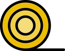 Insulating Tape Line Icon vector
