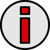 Information Line Icon vector