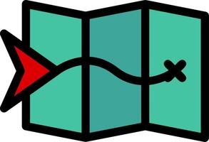 Navigate Line Icon vector