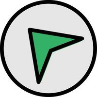 Navigation Line Icon vector
