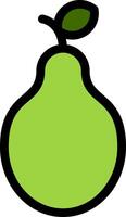 Guava Line Icon vector