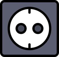 Socket Line Icon vector