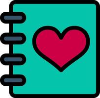 Notebook Line Icon vector
