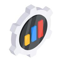 An icon design of data management vector
