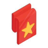 Modern design icon of favorite file vector