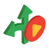An icon design of network vector