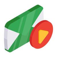 Creative design icon of mail vector