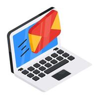 Creative design icon of email vector