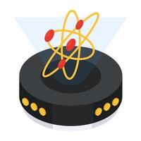 A trendy design icon of data science vector
