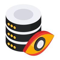 Modern design icon of data monitoring vector