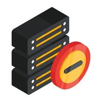 A colored design I no server vector