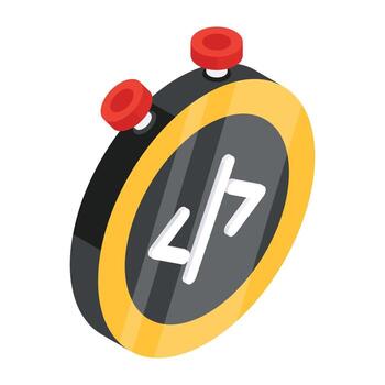 Perfecto diseño icono de codificación vector