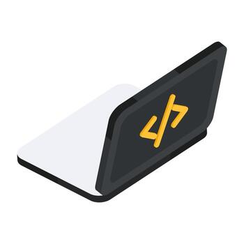 Perfecto diseño icono de sistema codificación vector