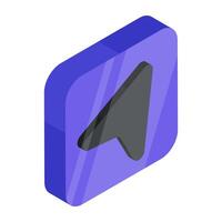 Creative design icon of cursor arrow vector