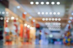 Abstract background of shopping mall, shallow depth of focus. photo