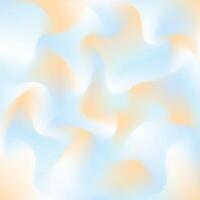 Abstract background with blue and orange waves vector
