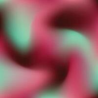 A pink and green swirl background with a blurred image vector