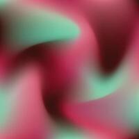 A pink and green swirl background with a black background vector