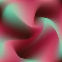 A pink and green swirl background with a wave vector