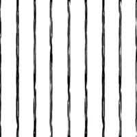 Aesthetic Contemporary printable seamless pattern with abstract line, dot, shape brush stroke in black and white colors. Boho background in minimalist style Illustration for wallpaper fabric vector