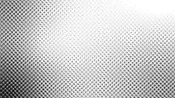 Black and white dotted halftone gradient with blank space in center. Contrast half tone background. Frequent dotted Monochrome texture. Black ink dot on transparent backdrop. Abstract dotwork. vector
