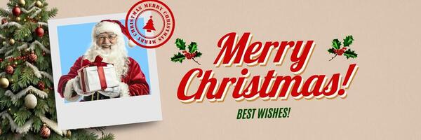 twitter header for christmas social media greeting template
