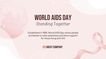 World AIDS Day Awareness Presentation template