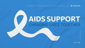 Company Presentation Supporting People With AIDs template
