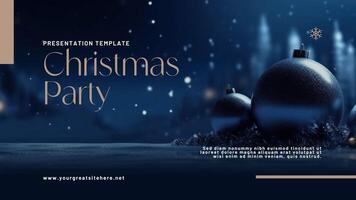 Christmas Party Presentations Template
