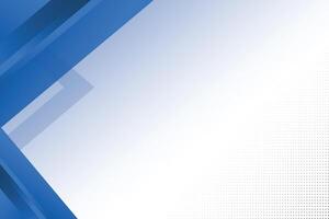 Blue color background shape with white space vector