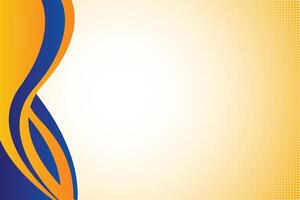 Background with Orange and Blue shape vector