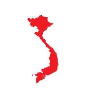 Map of Vietnam. Vietnam Map on white background. vector
