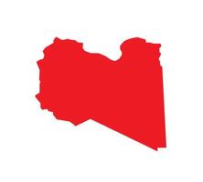 Map of Libya. Libya Map on white background. vector