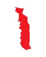 Map of Togo. Togo Map on white background. vector