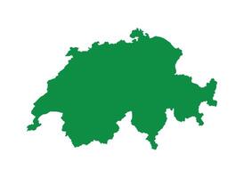 Map of Switzerland. Switzerland Map on white background. vector
