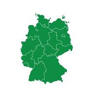 Map of Germany. Germany Map on white background. vector