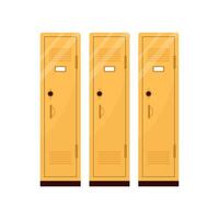 Locker design illustration isolated on white background vector