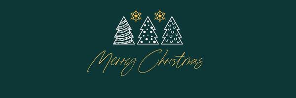 Merry Christmas Greeting Header template