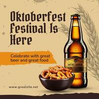 Oktoberfest Instragram Post template