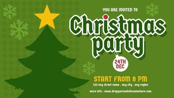 Celebrating Christmas Party Invitation Twitter Post template