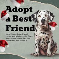 Adopt a Best Friend Instagram Post template
