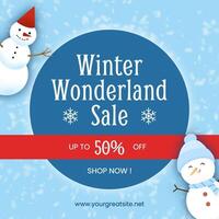 Winter Sale Instagram Post template